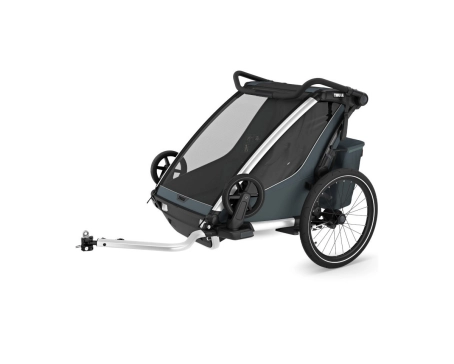 Remorque pour enfant 2 places CHARIOT CROSS G3 Gris