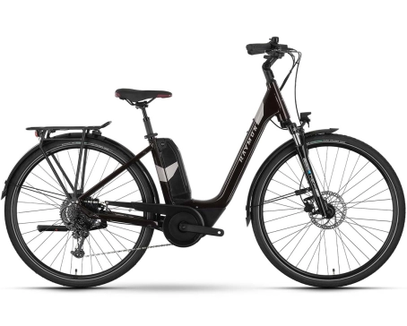Vélo électrique urbain Unisexe CITYRAY E 5.0 SE 28 Rouge Nébuleux