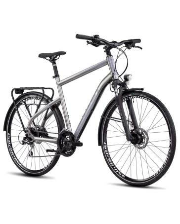 Vélo trekking SQUARE TREKKING Gris/Gris