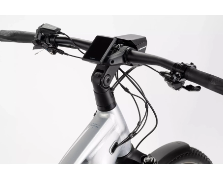 Vélo électrique trekking Homme TREKKING 7 HIGH Gris/Rouge