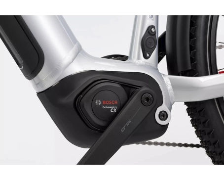 Vélo électrique trekking Homme TREKKING 7 HIGH Gris/Rouge