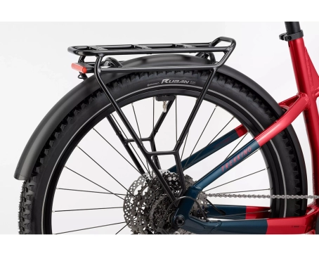 Vélo électrique trekking Homme TREKKING 7 HIGH Rouge/Bleu