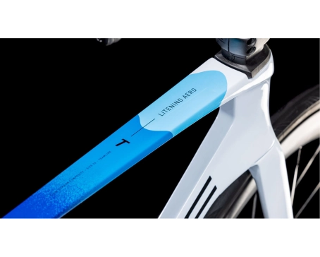 Vélo de route Unisexe LITENING AERO C:68X SLT Blanc