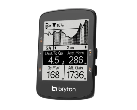 Compteur GPS de vélo RIDER 460 D Noir