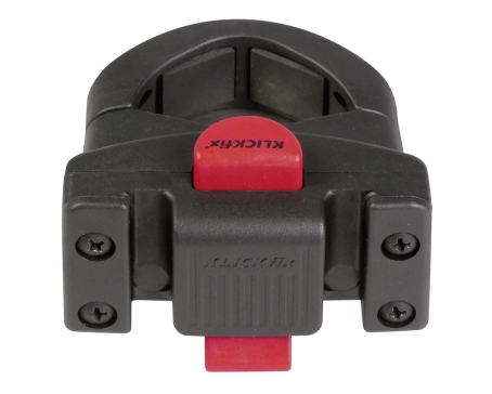 Fixation de panier avant/sacoche de selle CADDY OVERSIZE Noir/Rouge