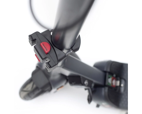 Fixation de panier avant/sacoche de selle CADDY OVERSIZE Noir/Rouge