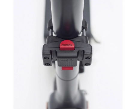 Fixation de panier avant/sacoche de selle CADDY OVERSIZE Noir/Rouge