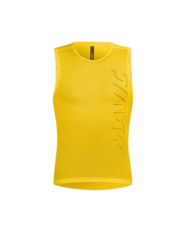Sous-maillot sans manches Homme HOT RIDE + SL BASELAYER M Jaune