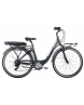 Vélo électrique urbain Femme E-AYDA 28 TY-300 6V 396WH Argent - Image 1/1