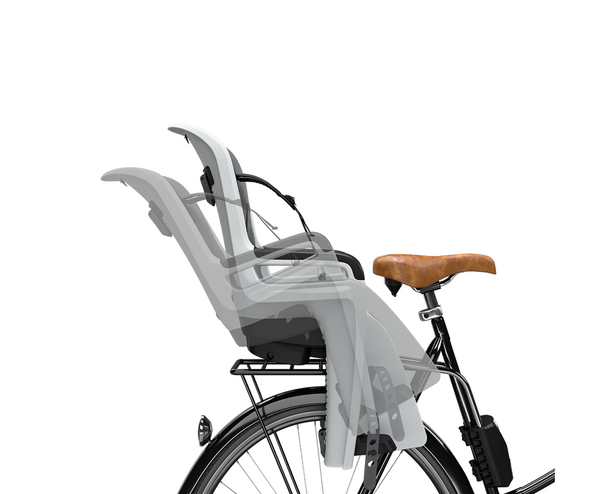 Porte-bébé à montage sur cadre RIDEALONG 2 Gris clair