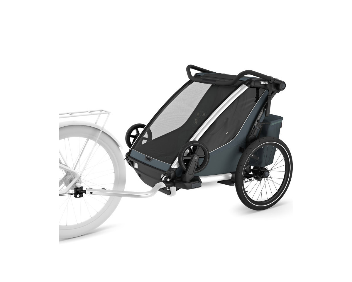 Remorque pour enfant 2 places CHARIOT CROSS G3 Gris