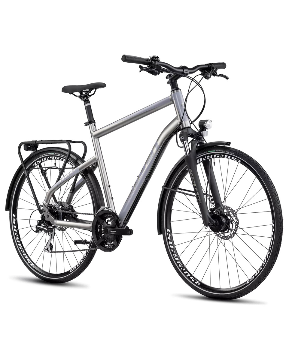 Vélo trekking SQUARE TREKKING Gris/Gris