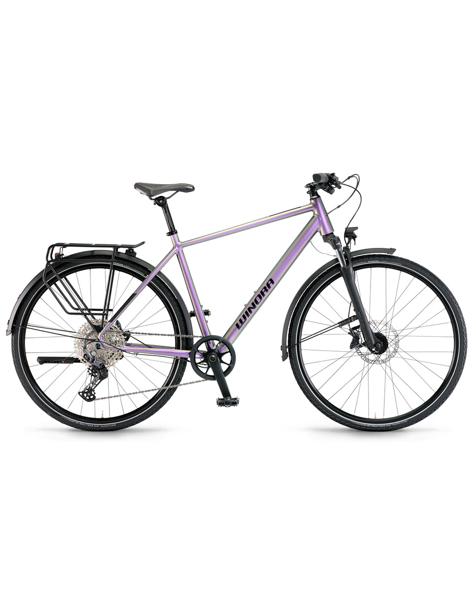 Vélo trekking Homme DOMINGO 12 PRO GENT Violet