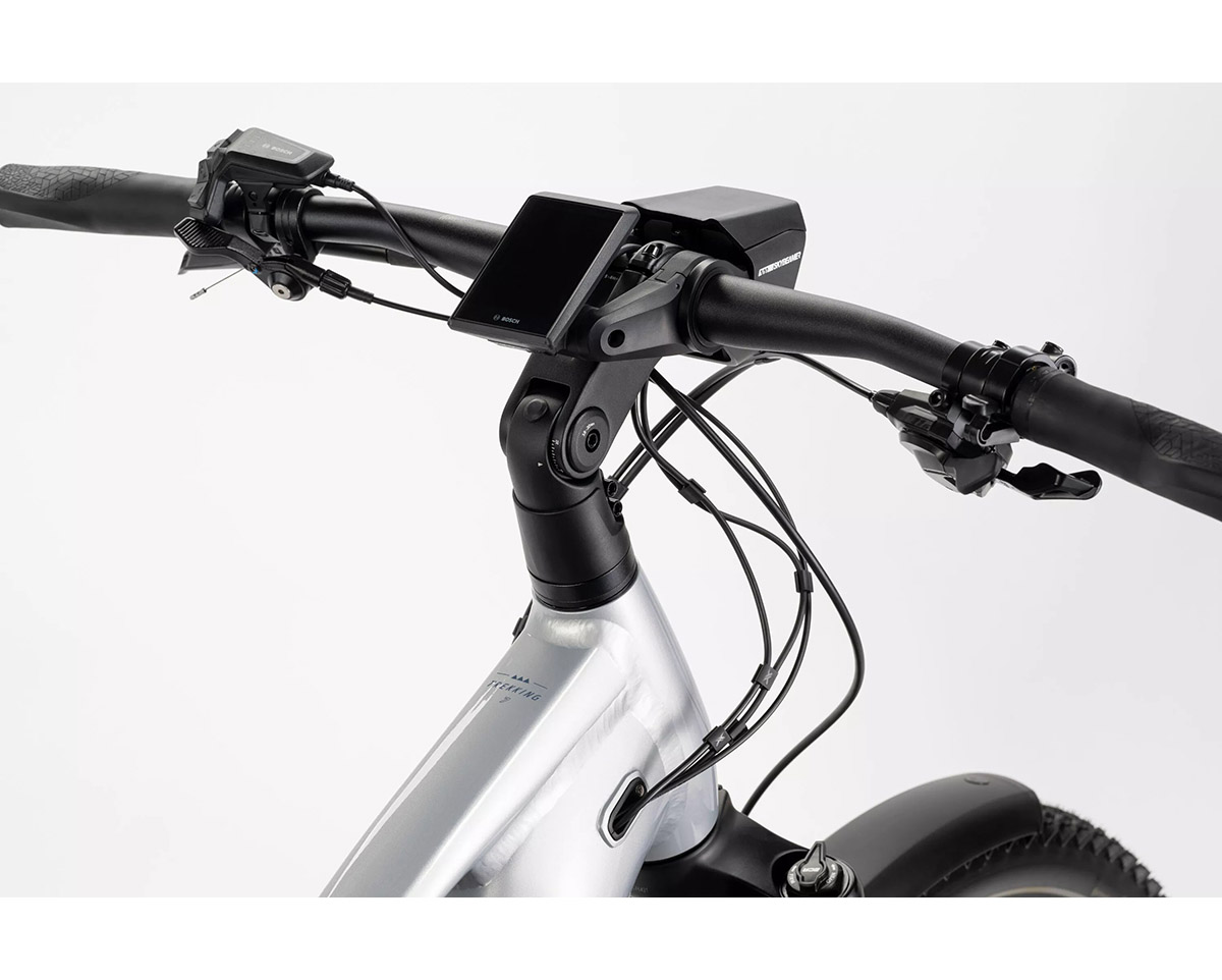 Vélo électrique trekking Homme TREKKING 7 HIGH Gris/Rouge