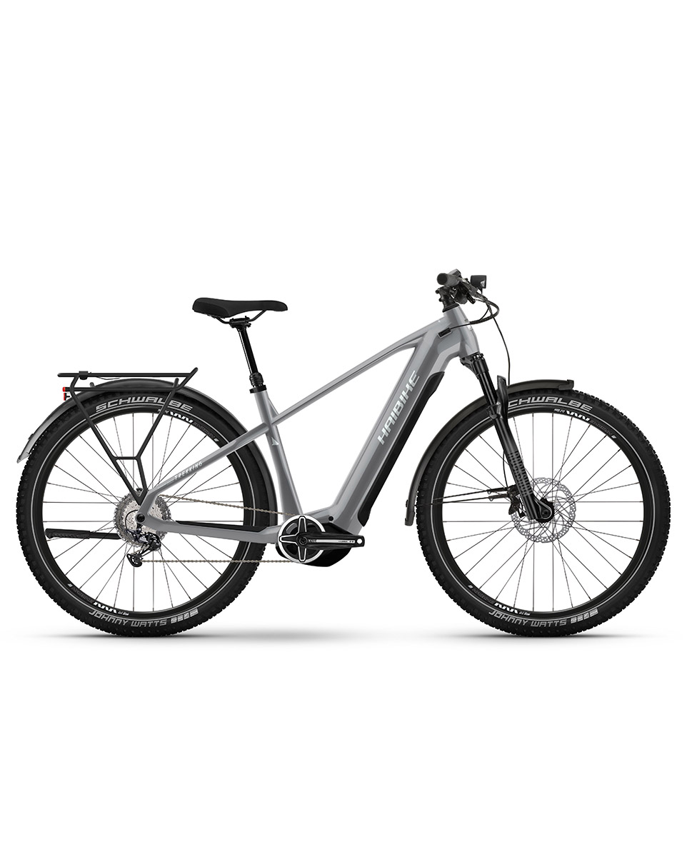 Vélo électrique trekking Unisexe TREKKING 7 HIGH Gris