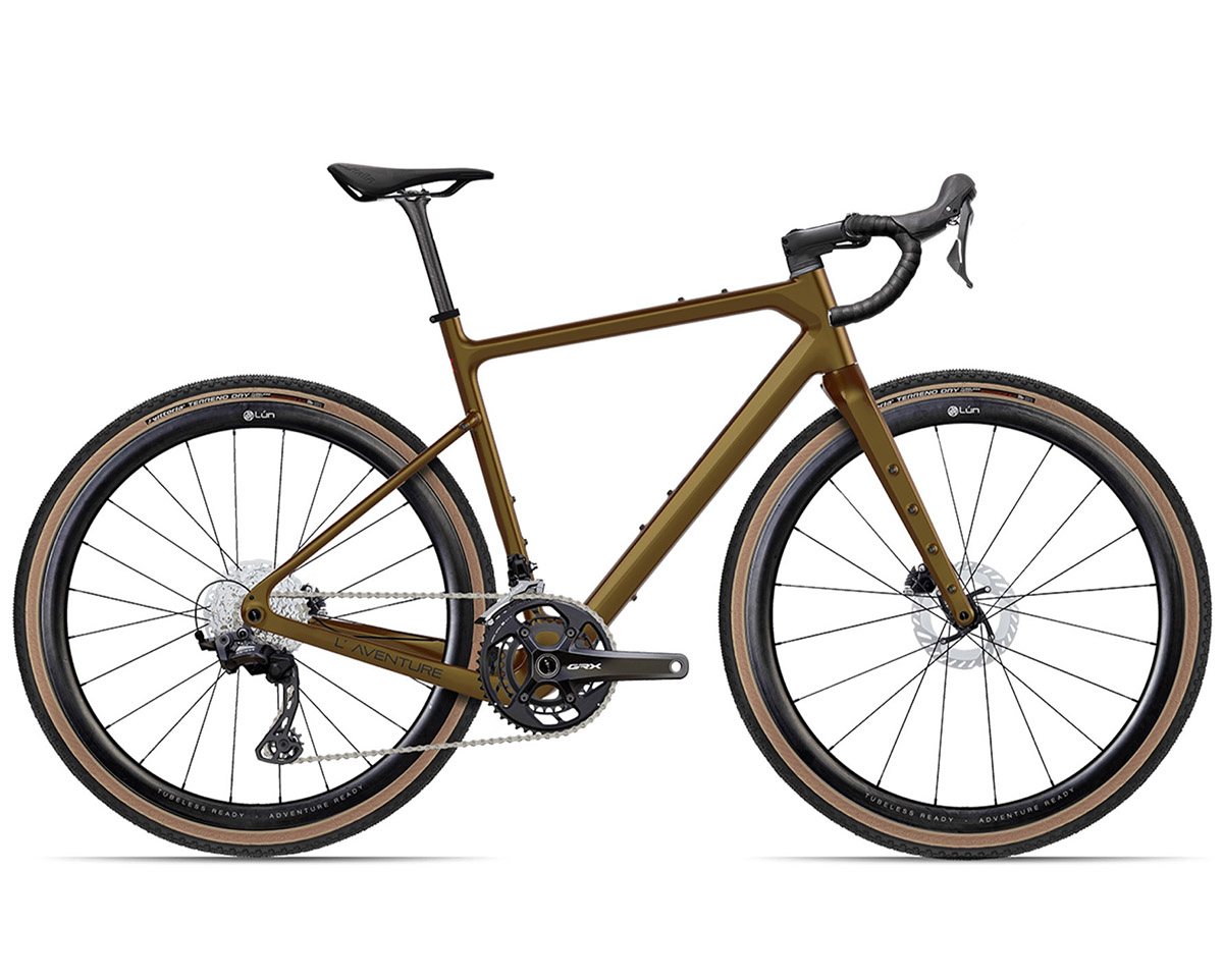 Vélo Gravel Unisexe L'AVENTURE GRX800 Caméléon Marron