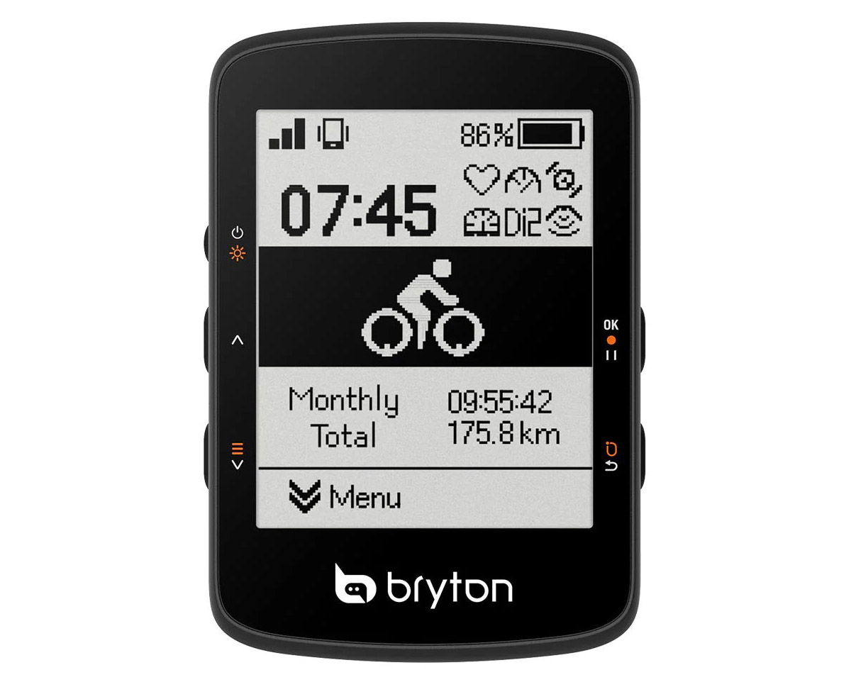 Compteur GPS de vélo RIDER 460 D Noir