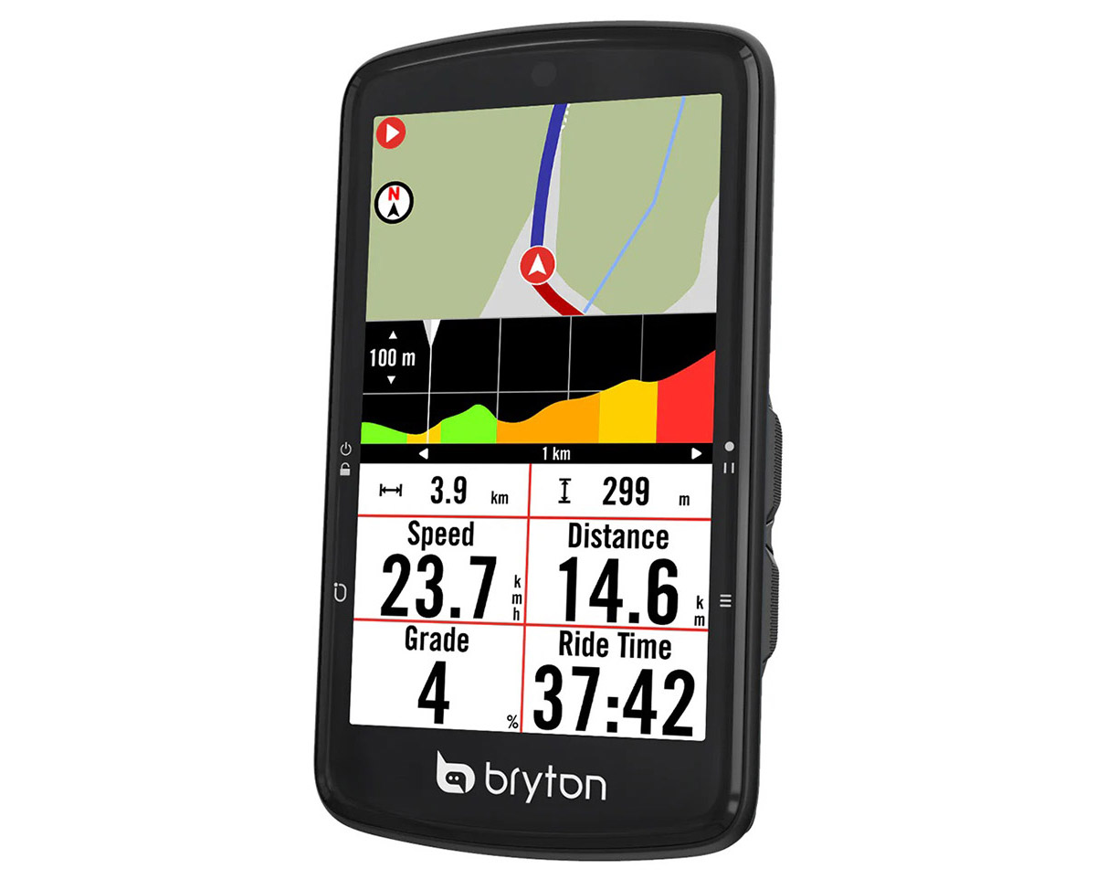 Compteur GPS de vélo RIDER S810 T (AVEC CAPTEURS) Noir