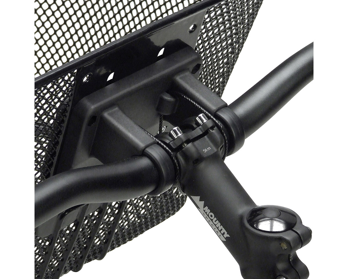 Fixation de panier au guidon FIX Noir