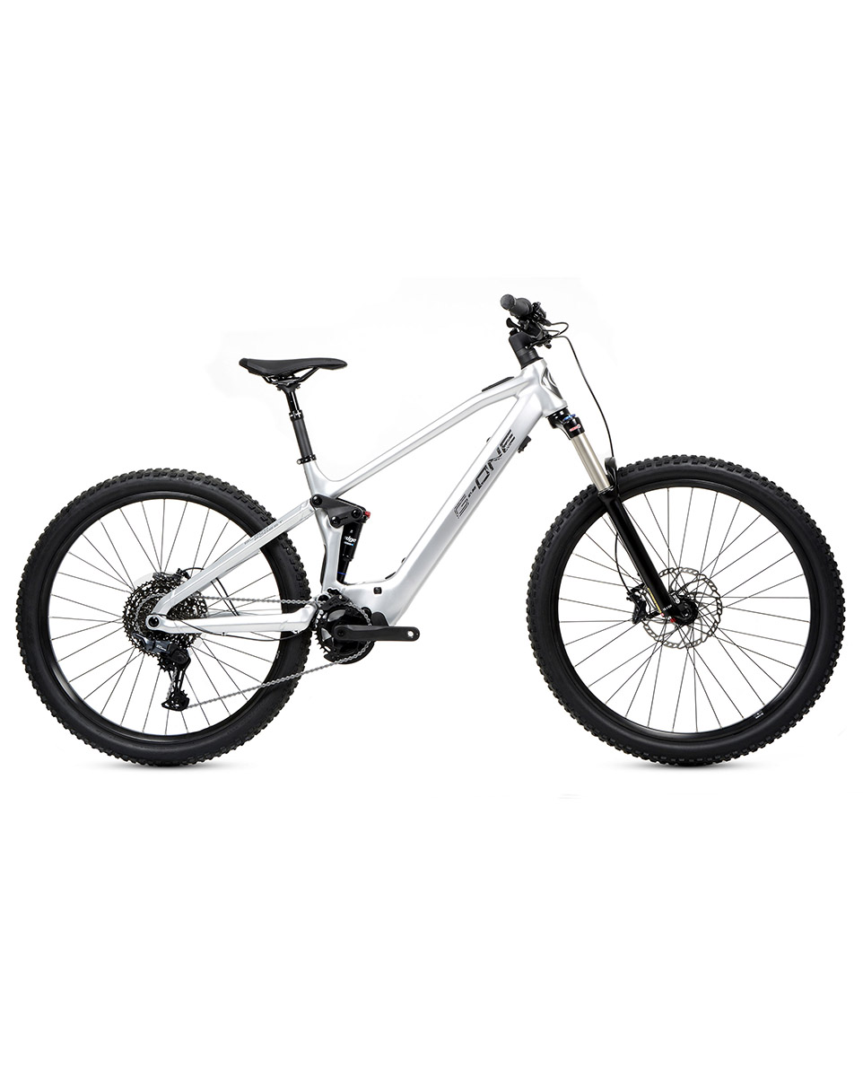 VTT électrique tout suspendu G-ONE BLACK FOREST FS2 BOSCH SX 400 Wh Argent